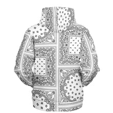 Load image into Gallery viewer, Bandana Hoodie White
