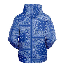 Load image into Gallery viewer, Bandana Hoodie R.blue
