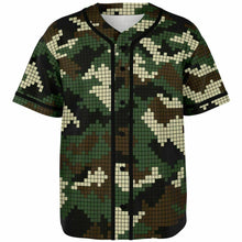 Load image into Gallery viewer, Pixel Camo Baseball Jersey
