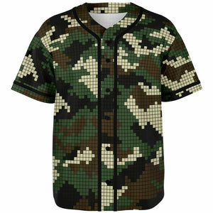 Pixel Camo Baseball Jersey