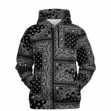 Load image into Gallery viewer, Bandana Hoodie Black
