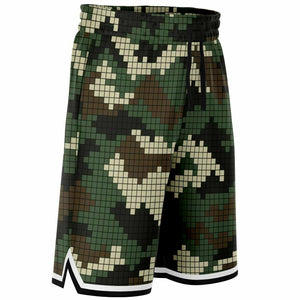 Pixel Camo Basketball Shorts