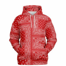 Load image into Gallery viewer, Bandana Hoodie Red
