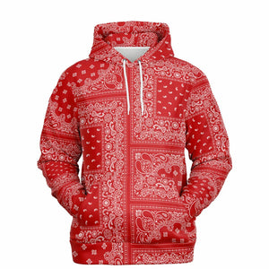 Bandana Hoodie Red