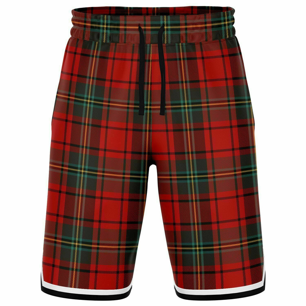 Plaid Basketball Short