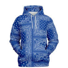 Load image into Gallery viewer, Bandana Hoodie R.blue
