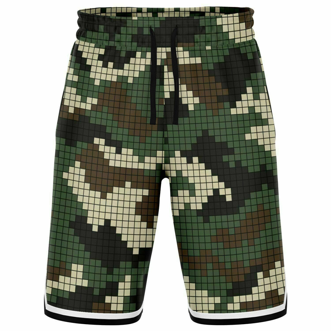 Pixel Camo Basketball Shorts