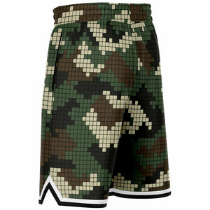 Pixel Camo Basketball Shorts