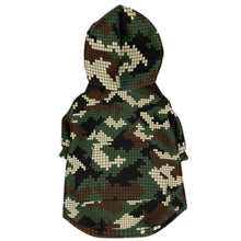 Load image into Gallery viewer, Pixel Camo Dog Zip-Up Hoodie
