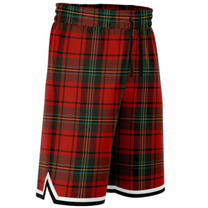 Plaid Basketball Short