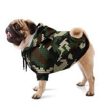 Load image into Gallery viewer, Pixel Camo Dog Zip-Up Hoodie
